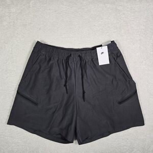 Nike Tech Dri-FIT Loose-Fit Above Knee Shorts Anthracite Black Mens Large HV0963